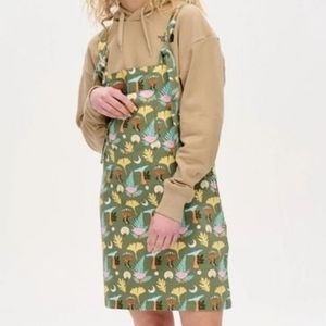 Lucy & Yak mushroom cottagecore overall dress